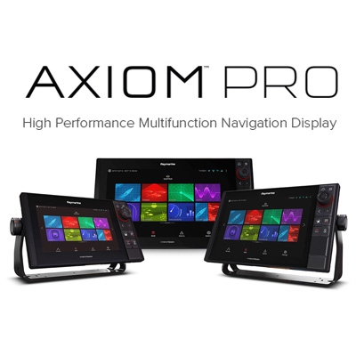 Компания Raymarine представляет многофункциональные дисплеи Axiom Pro